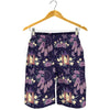 Purple Indian Dream Catcher Print Men's Shorts