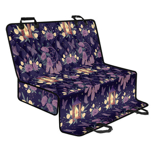 Purple Indian Dream Catcher Print Pet Car Back Seat Cover