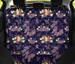 Purple Indian Dream Catcher Print Pet Car Back Seat Cover