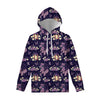 Purple Indian Dream Catcher Print Pullover Hoodie