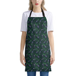 Purple Lavender Pattern Print Apron