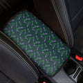 Purple Lavender Pattern Print Car Center Console Cover