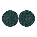 Purple Lavender Pattern Print Car Coasters