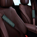 Purple Lavender Pattern Print Car Seat Belt Covers