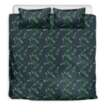 Purple Lavender Pattern Print Duvet Cover Bedding Set
