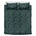 Purple Lavender Pattern Print Duvet Cover Bedding Set