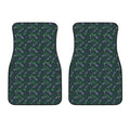 Purple Lavender Pattern Print Front Car Floor Mats