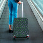 Purple Lavender Pattern Print Luggage Cover