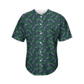 Purple Lavender Pattern Print Men's Baseball Jersey