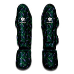 Purple Lavender Pattern Print Muay Thai Shin Guard