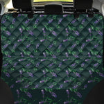 Purple Lavender Pattern Print Pet Car Back Seat Cover