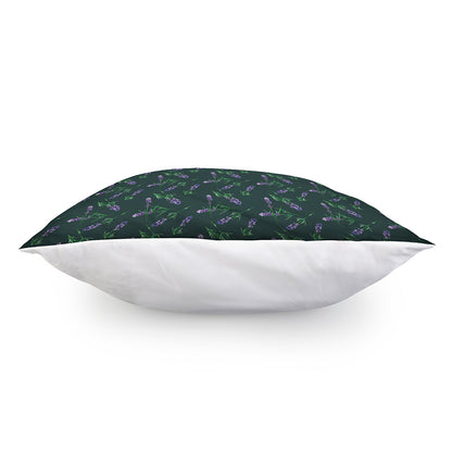 Purple Lavender Pattern Print Pillow Cover