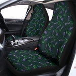 Purple Lavender Pattern Print Universal Fit Car Seat Covers
