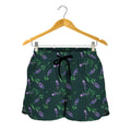 Purple Lavender Pattern Print Women's Shorts