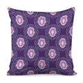 Purple Leo Zodiac Pattern Print Pillow Cover