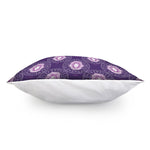 Purple Leo Zodiac Pattern Print Pillow Cover