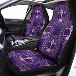 Purple Libra Zodiac Pattern Print Universal Fit Car Seat Covers