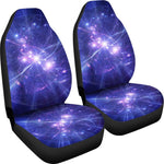 Purple Light Circle Galaxy Space Print Universal Fit Car Seat Covers GearFrost