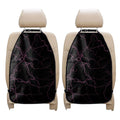 Purple Lightning Print Car Seat Organizers