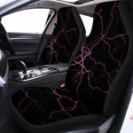 Purple Lightning Print Universal Fit Car Seat Covers