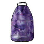 Purple Lily Flower Print Car Seat Organizers