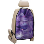 Purple Lily Flower Print Car Seat Organizers