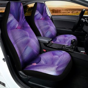 Purple Lily Flower Print Universal Fit Car Seat Covers