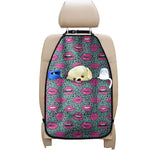 Purple Lips Pattern Print Car Seat Organizers