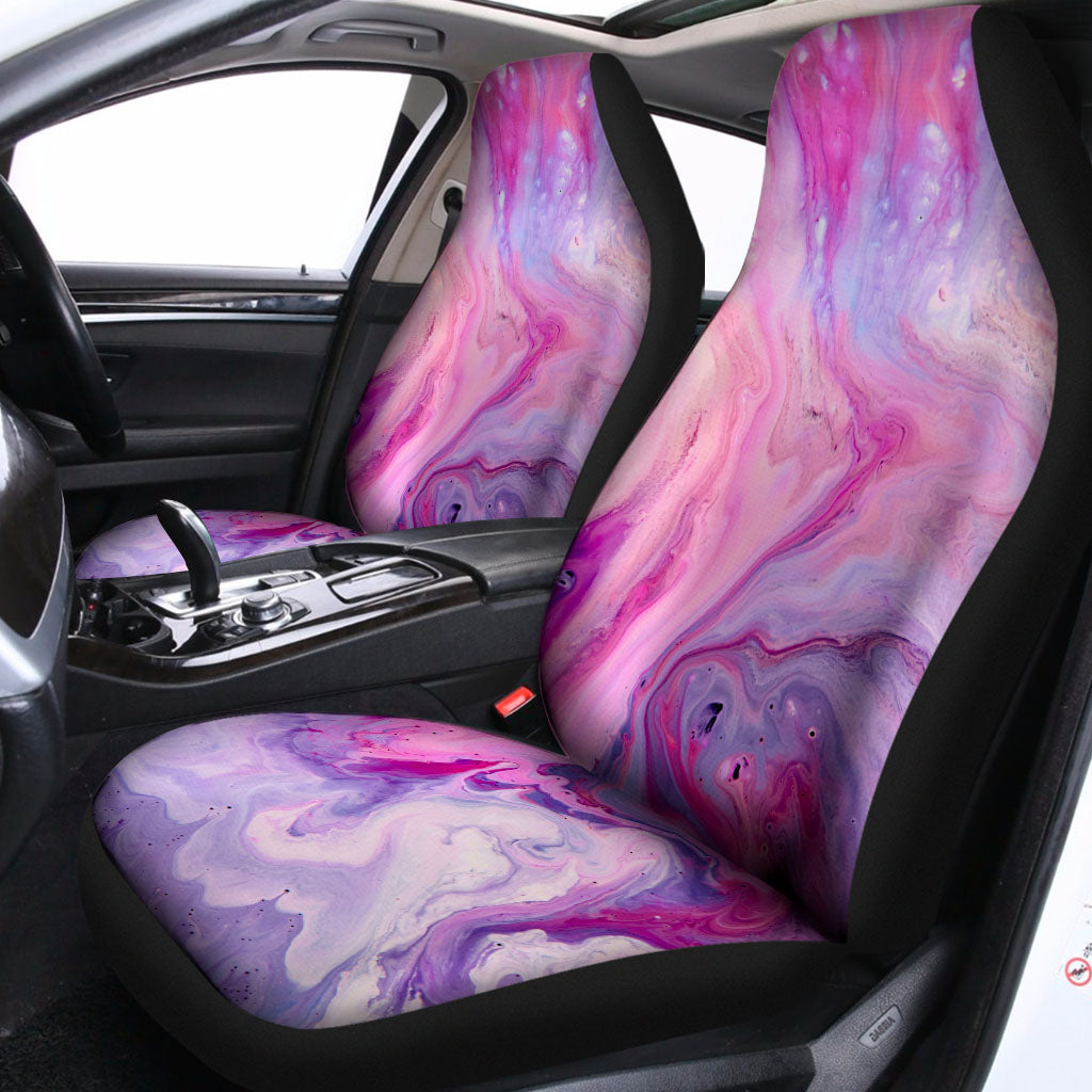 Purple Liquid Marble Print Universal Fit Car Seat Covers