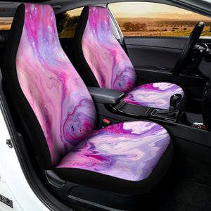 Purple Liquid Marble Print Universal Fit Car Seat Covers