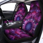 Purple Mandala Flower Print Universal Fit Car Seat Covers