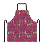 Purple Native Dream Catcher Print Apron