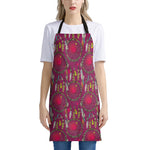 Purple Native Dream Catcher Print Apron