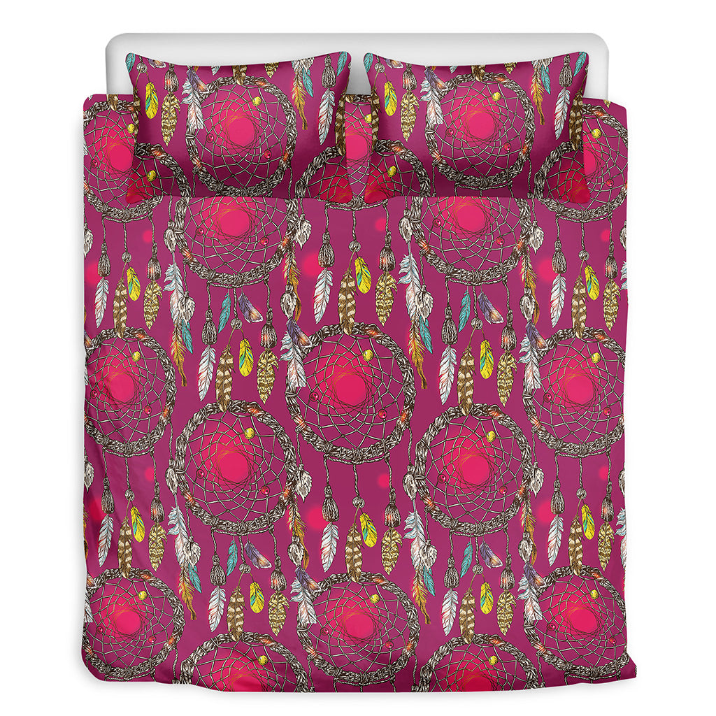 Purple Native Dream Catcher Print Duvet Cover Bedding Set