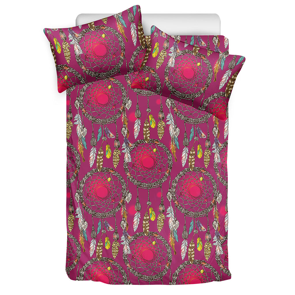 Purple Native Dream Catcher Print Duvet Cover Bedding Set