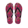 Purple Native Dream Catcher Print Flip Flops