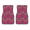 Purple Native Dream Catcher Print Front Car Floor Mats