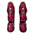 Purple Native Dream Catcher Print Muay Thai Shin Guards