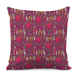 Purple Native Dream Catcher Print Pillow Cover