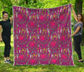 Purple Native Dream Catcher Print Quilt