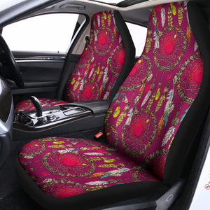 Purple Native Dream Catcher Print Universal Fit Car Seat Covers