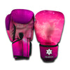 Purple Nebula Cloud Galaxy Space Print Boxing Gloves