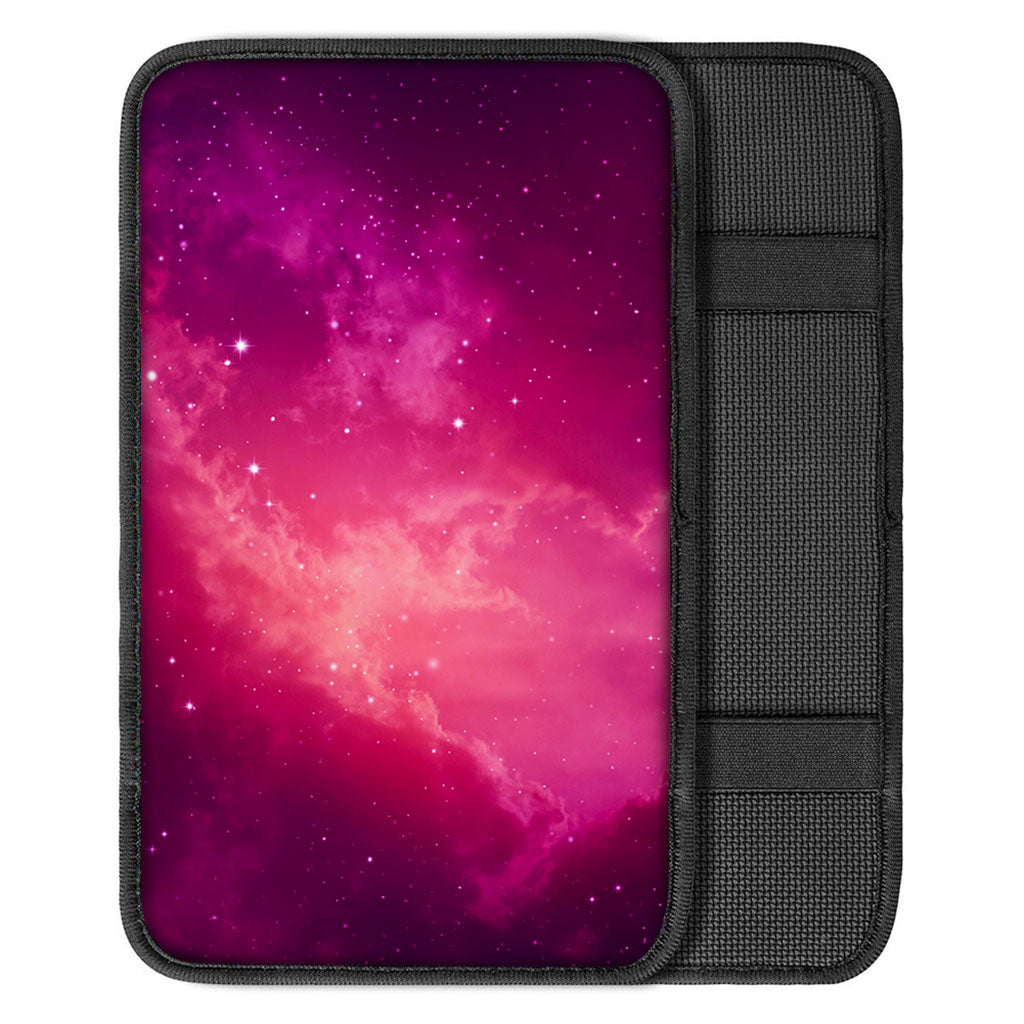 Purple Nebula Cloud Galaxy Space Print Car Center Console Cover