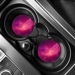 Purple Nebula Cloud Galaxy Space Print Car Coasters