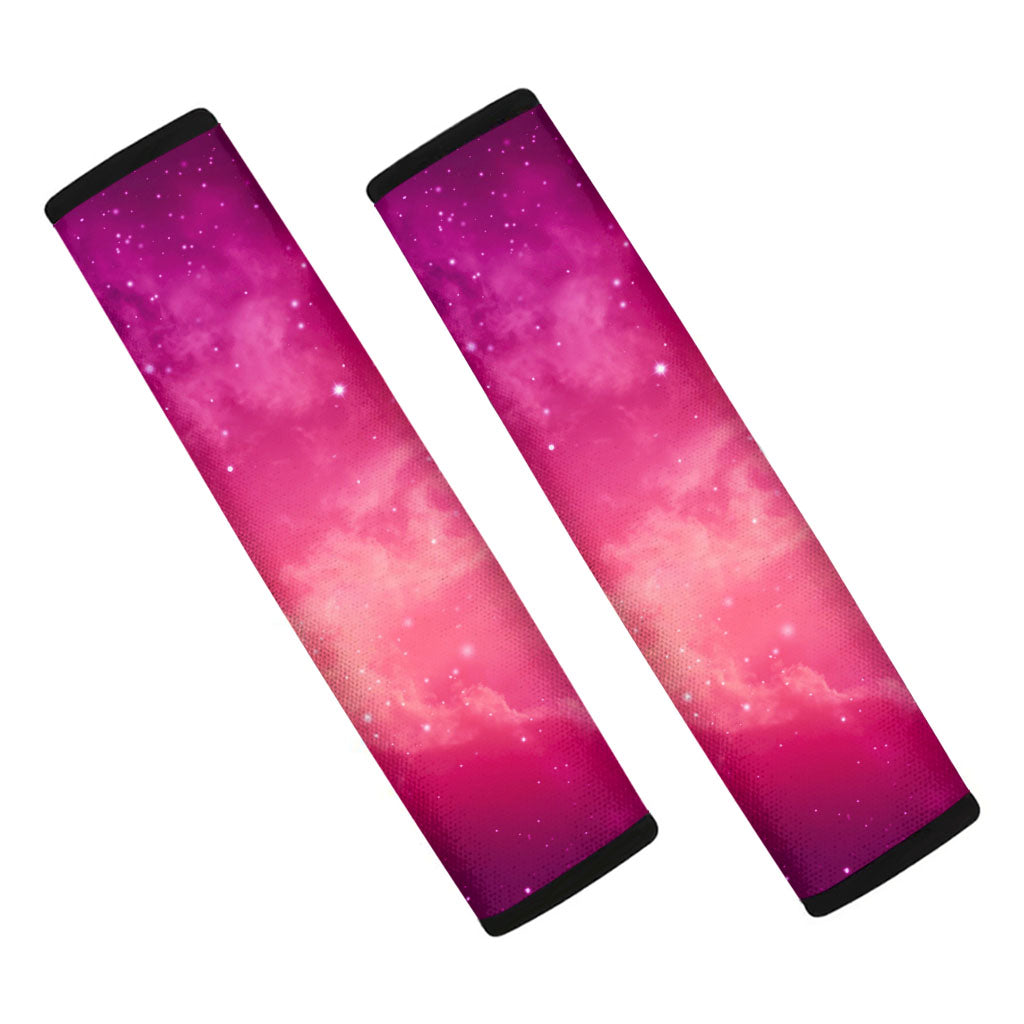 Purple Nebula Cloud Galaxy Space Print Car Seat Belt Covers