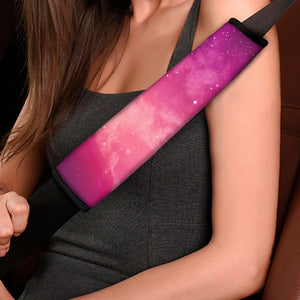 Purple Nebula Cloud Galaxy Space Print Car Seat Belt Covers