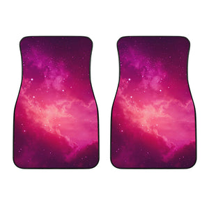 Purple Nebula Cloud Galaxy Space Print Front Car Floor Mats