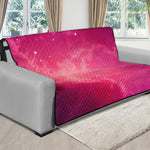 Purple Nebula Cloud Galaxy Space Print Futon Protector