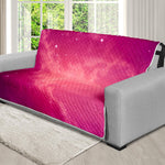 Purple Nebula Cloud Galaxy Space Print Futon Protector