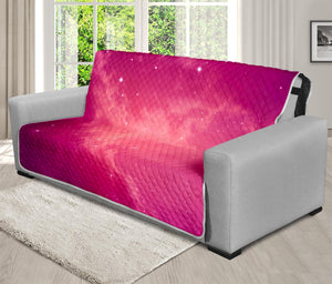 Purple Nebula Cloud Galaxy Space Print Futon Protector